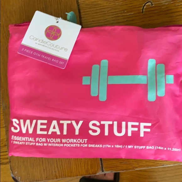 Sweaty stuff 3 piece Gym Travel Bag set - Picture 3 of 4